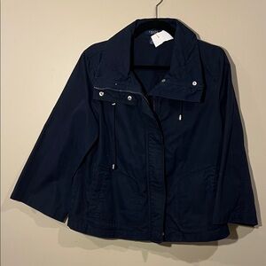 Chaps Dark Blue Pea Coat